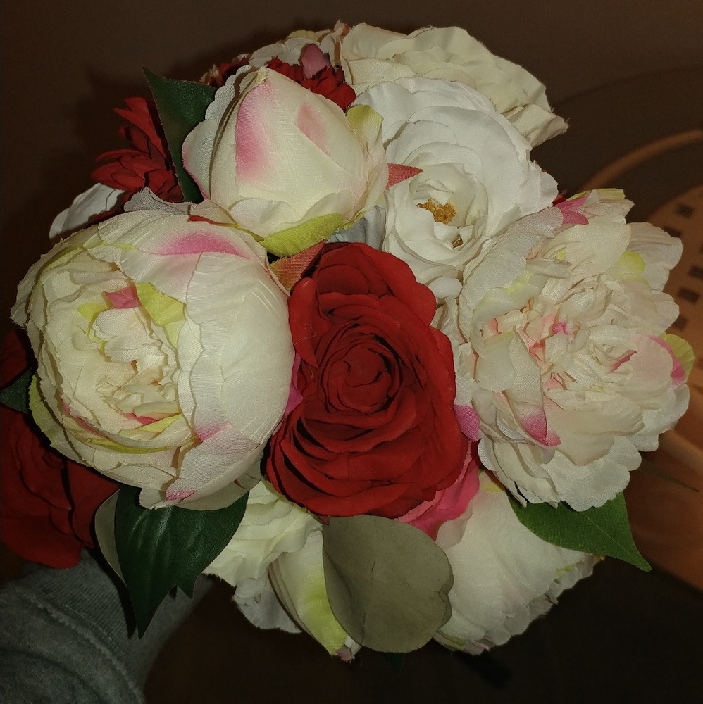 Faux Wedding Flower Bouquet